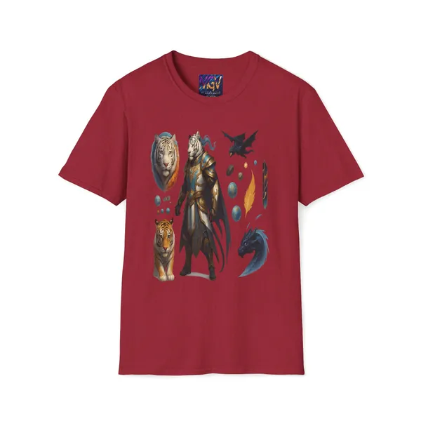 Fantasy_Adventure_Graphic_Tee_Magical_Creature_Shirt_Antique_Cherry_Red